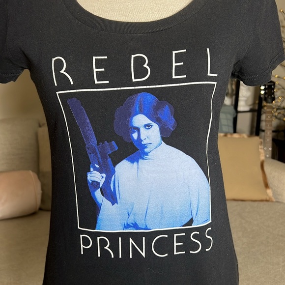 Vintage Disney Star Wars “Rebel Princess” Collectors Piece women’s top - Picture 3 of 5